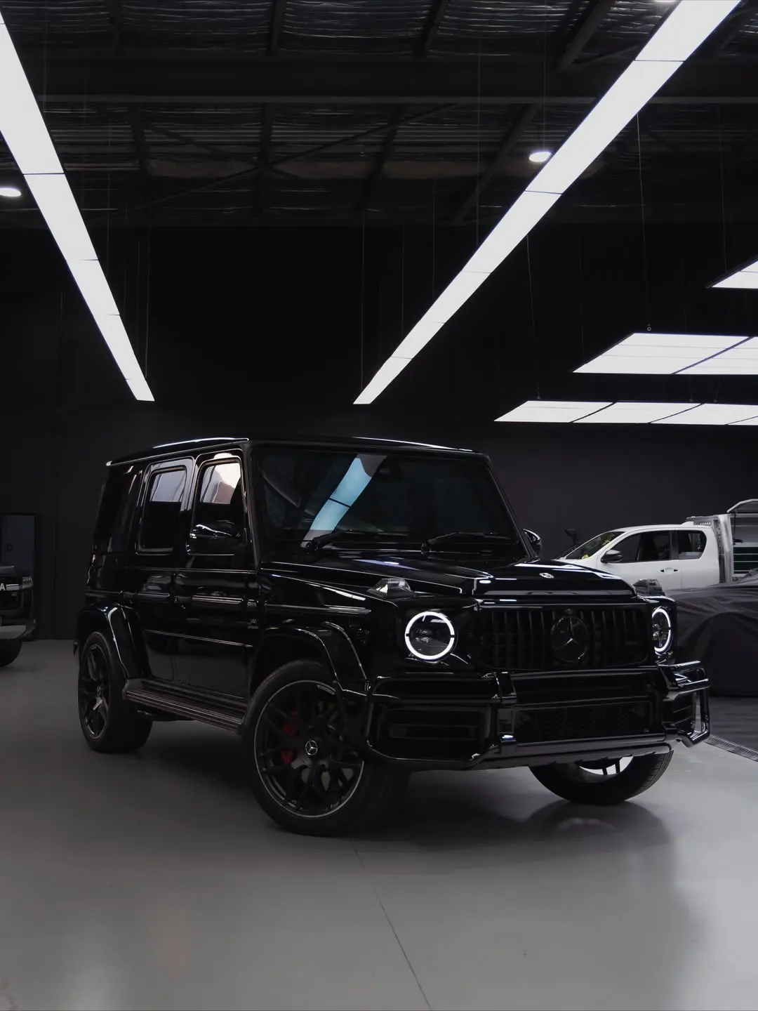 Mercedes-AMG G63, the front three quarter view.