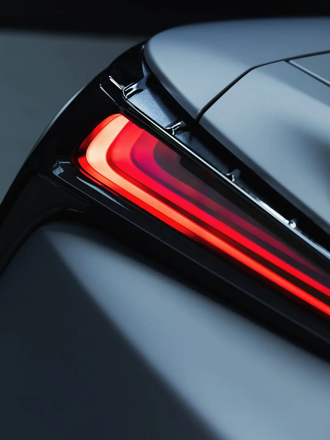 Lexus LC500, the tail light close up.