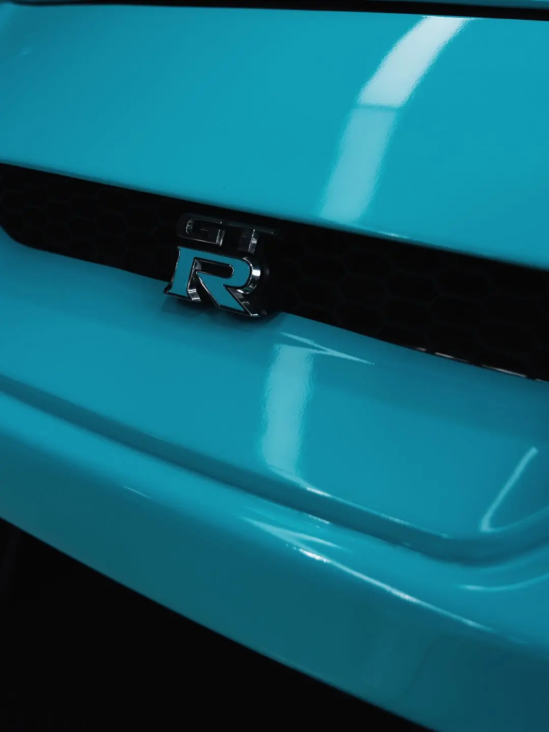 Nissan GT-R R35 Liberty Walk, the badge on the rear panel.
