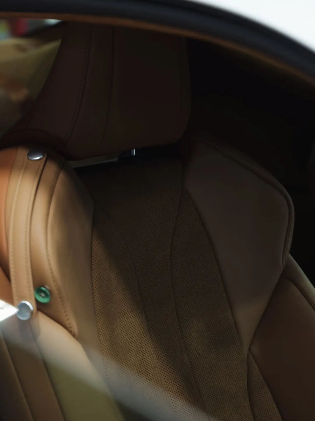 Lexus LC500, the passenger seat.