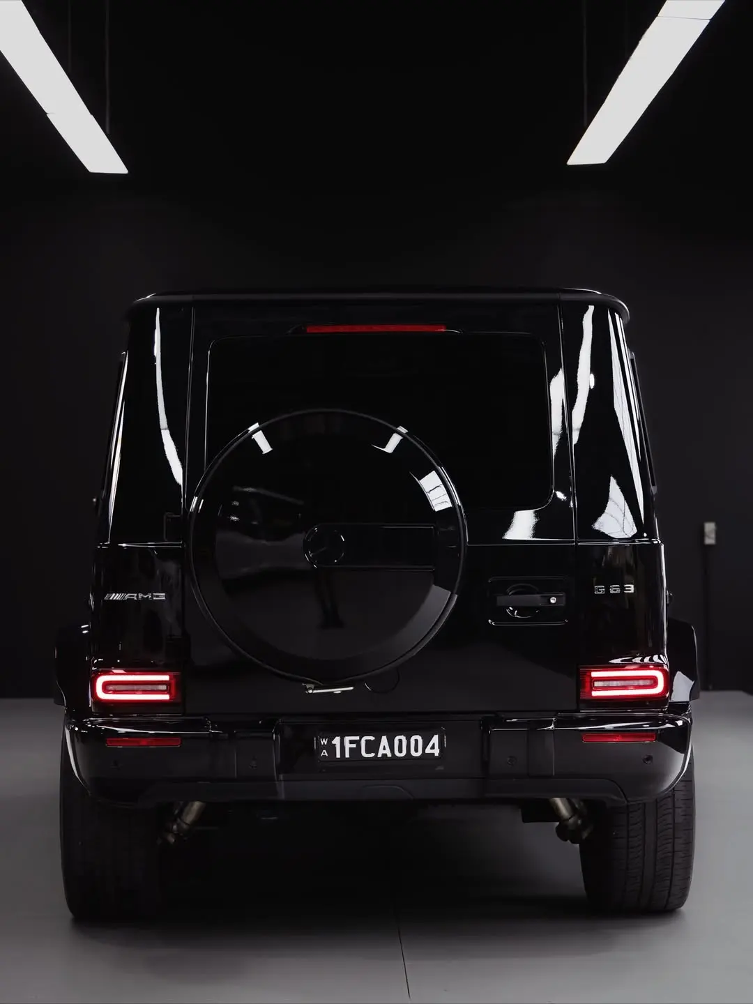 Mercedes-AMG G63, the rear of the car.