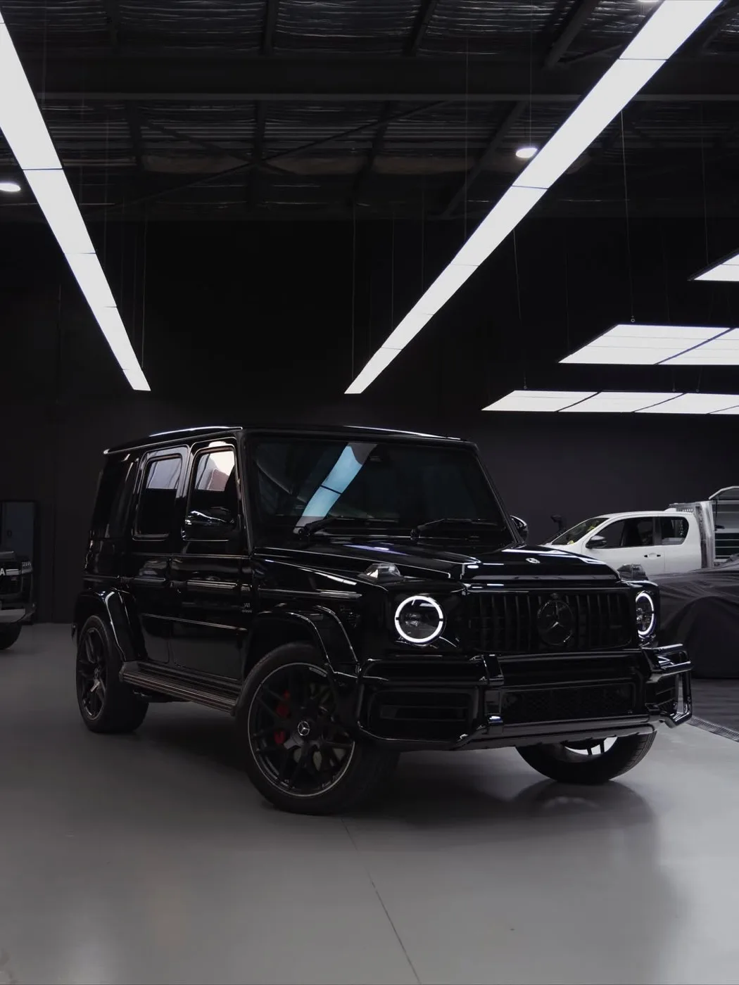Mercedes-AMG G63 finished in gloss clear paint protection film