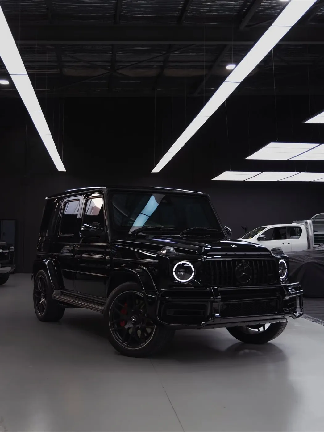 Mercedes-AMG G63 finished in gloss clear paint protection film