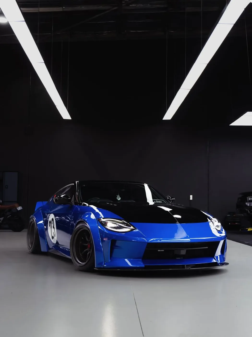 Liberty Walk Nissan Z with full-coverage paint protection film