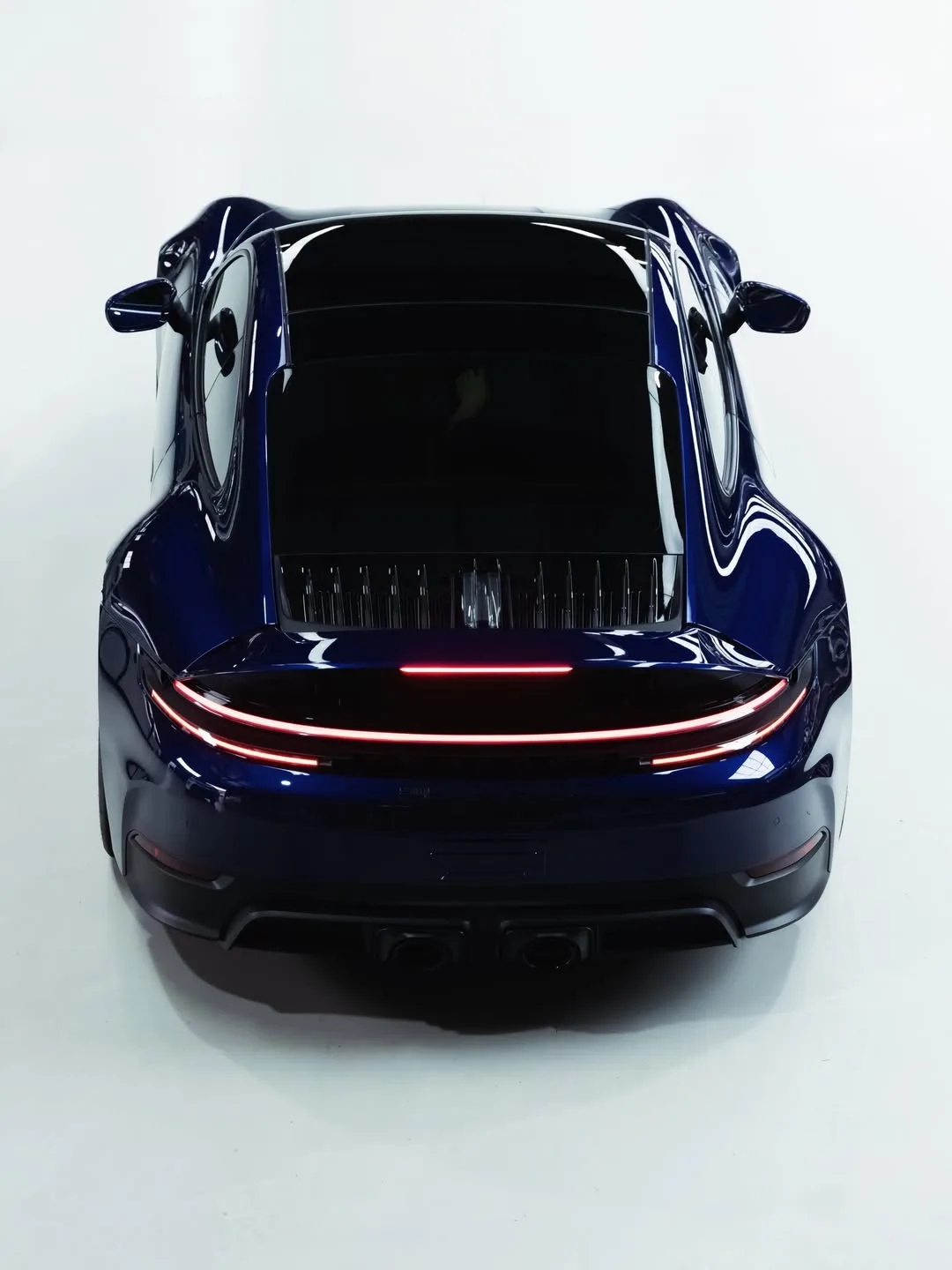 Porsche Taycan with a corrected, mirror-gloss paint finish