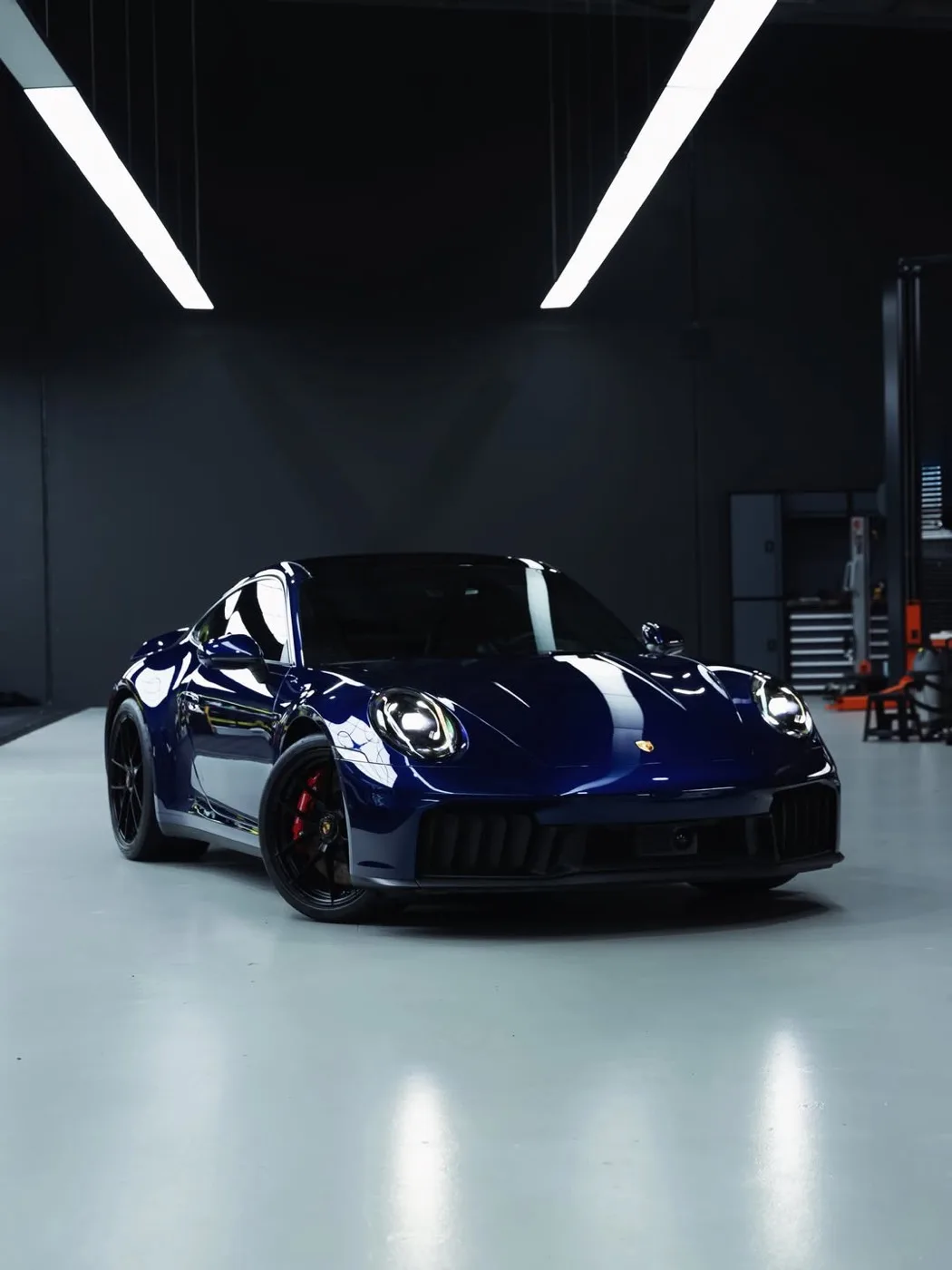 Porsche 911 Carrera 4 GTS with gloss clear paint protection film