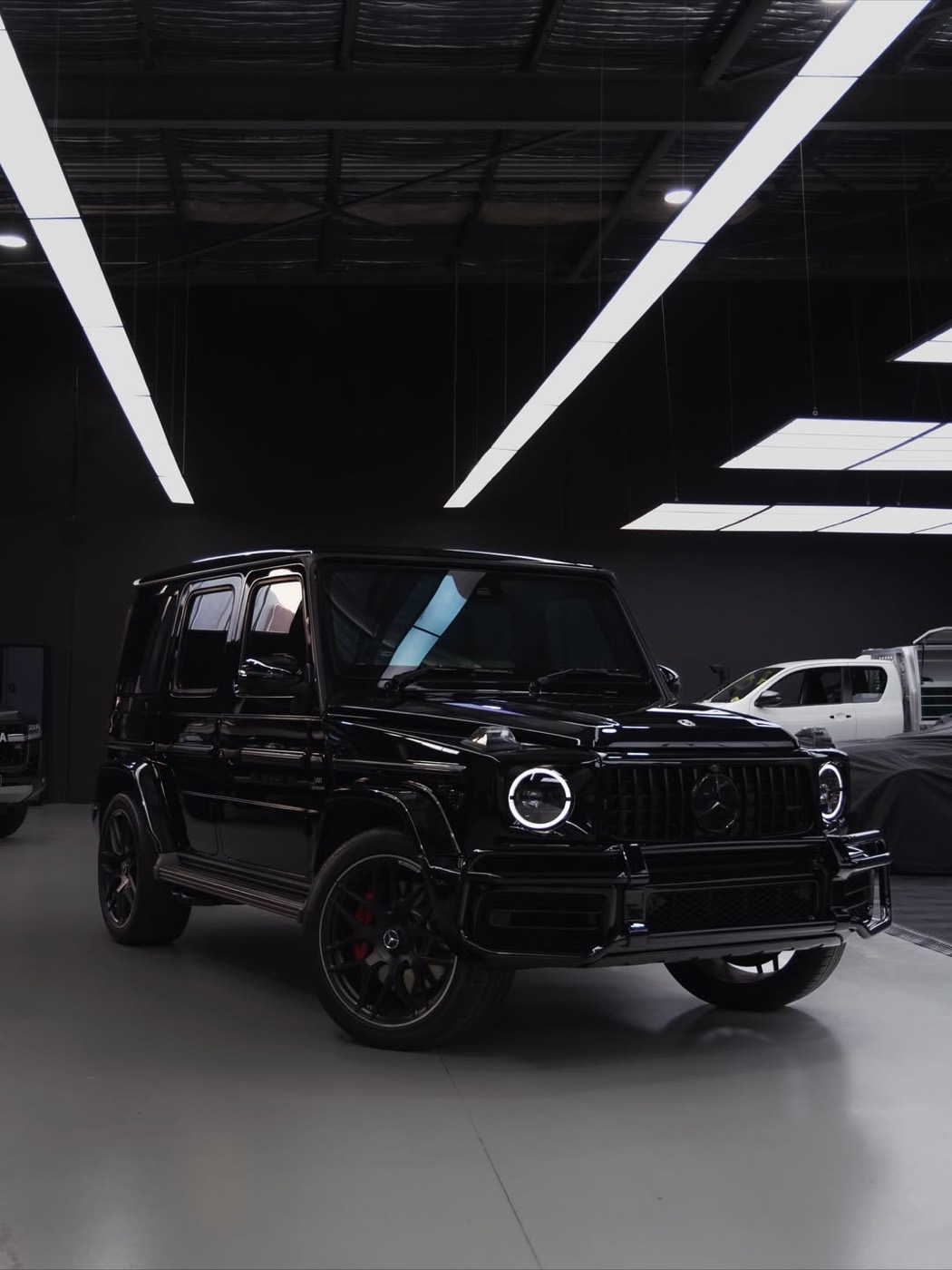 Mercedes-AMG G63 finished in gloss clear paint protection film